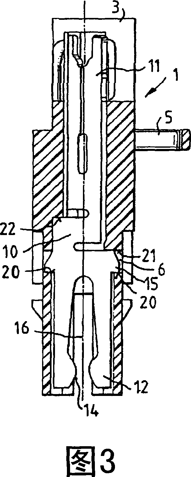 Embedded type connector for printed circuit board