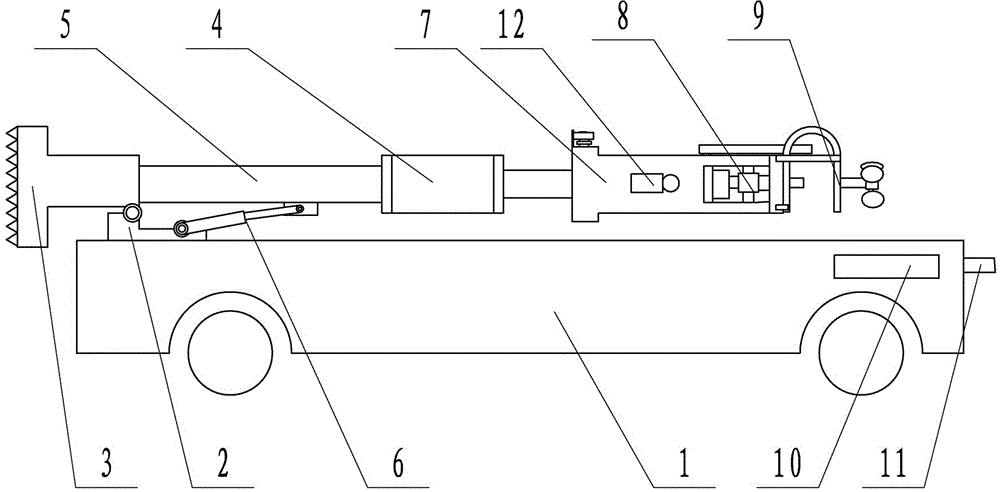 Bird dispelling machine mounting tool