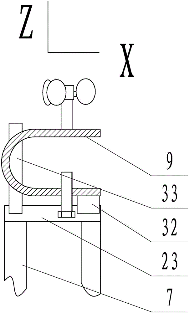 Bird dispelling machine mounting tool