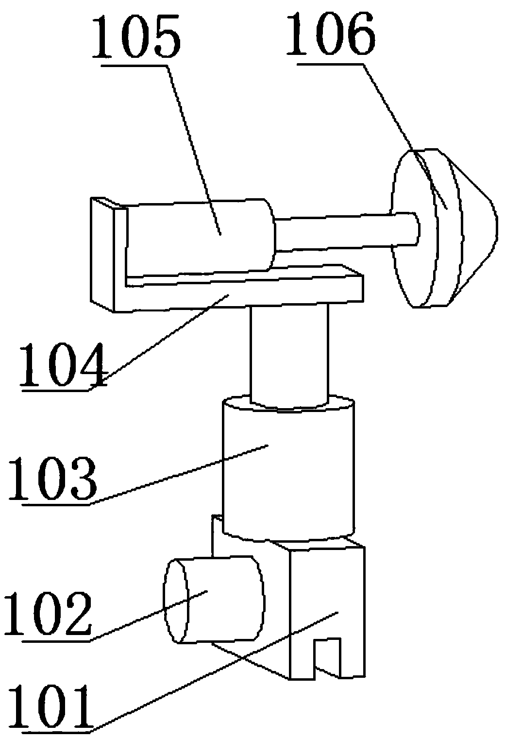 A hexagonal binding device for steel pipes