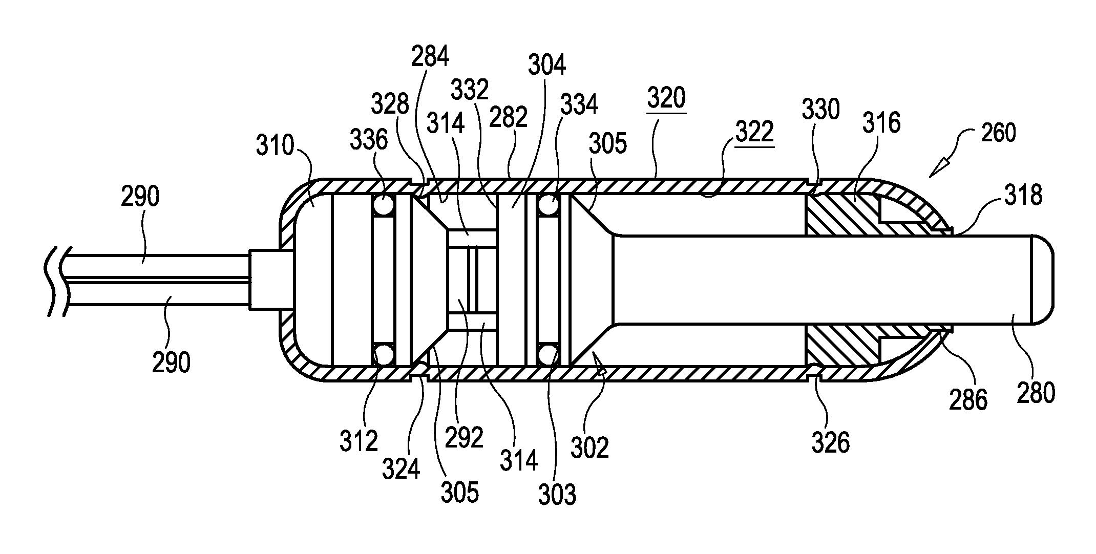 Pyrotechnic actuator and power cutting tool with safety reaction system having such pyrotechnic actuator