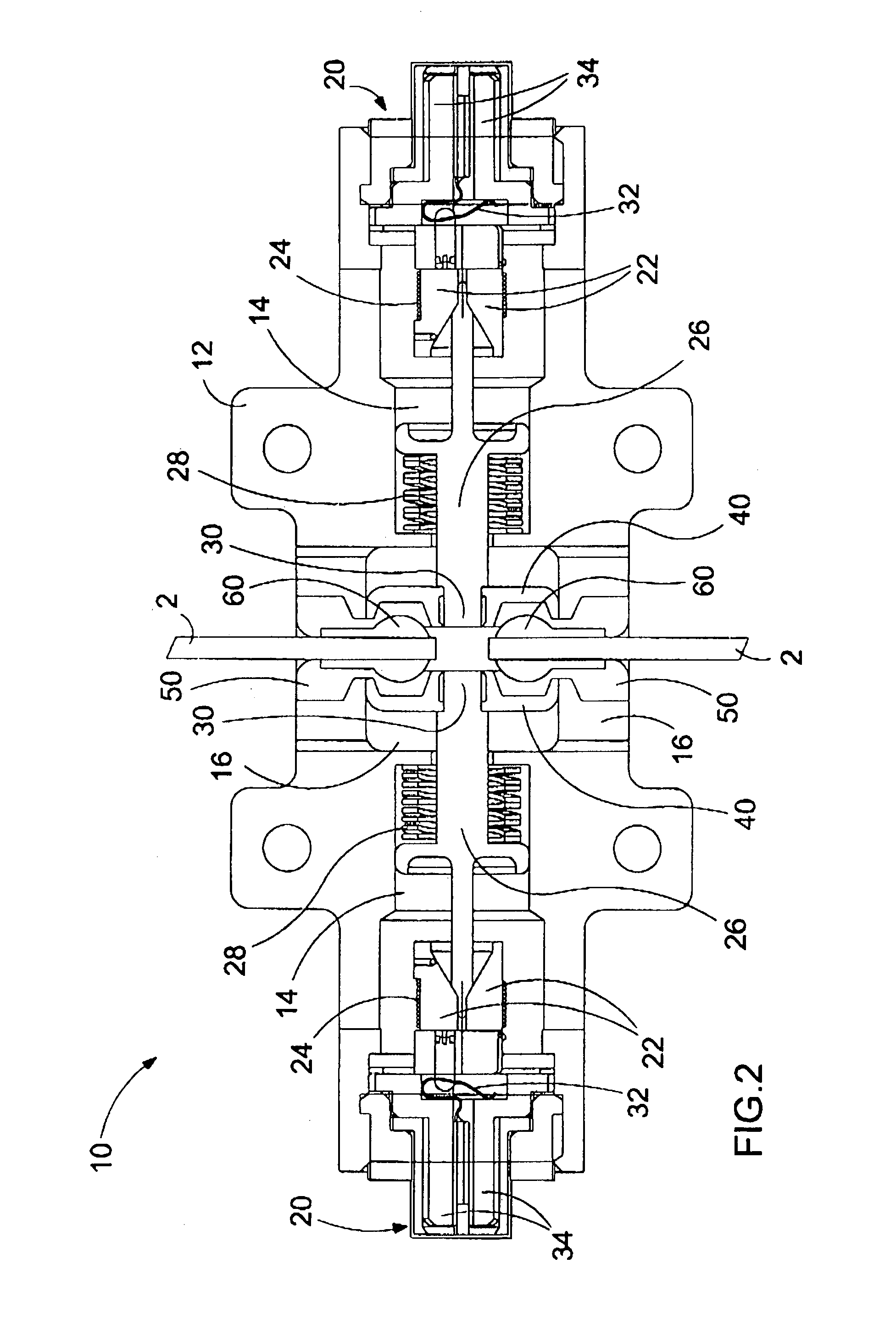 High-load capability non-explosive cable release mechanism