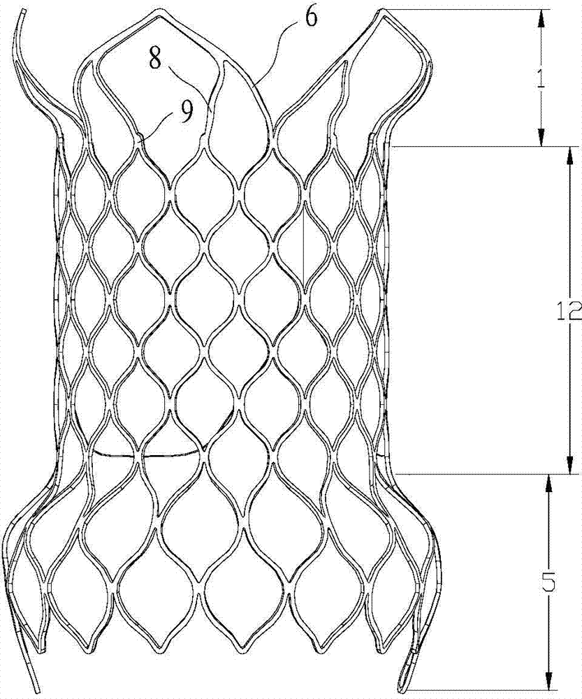 Valve stent safe to use and valve replacement device with same