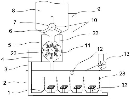 Sturgeon breeding device with airbag