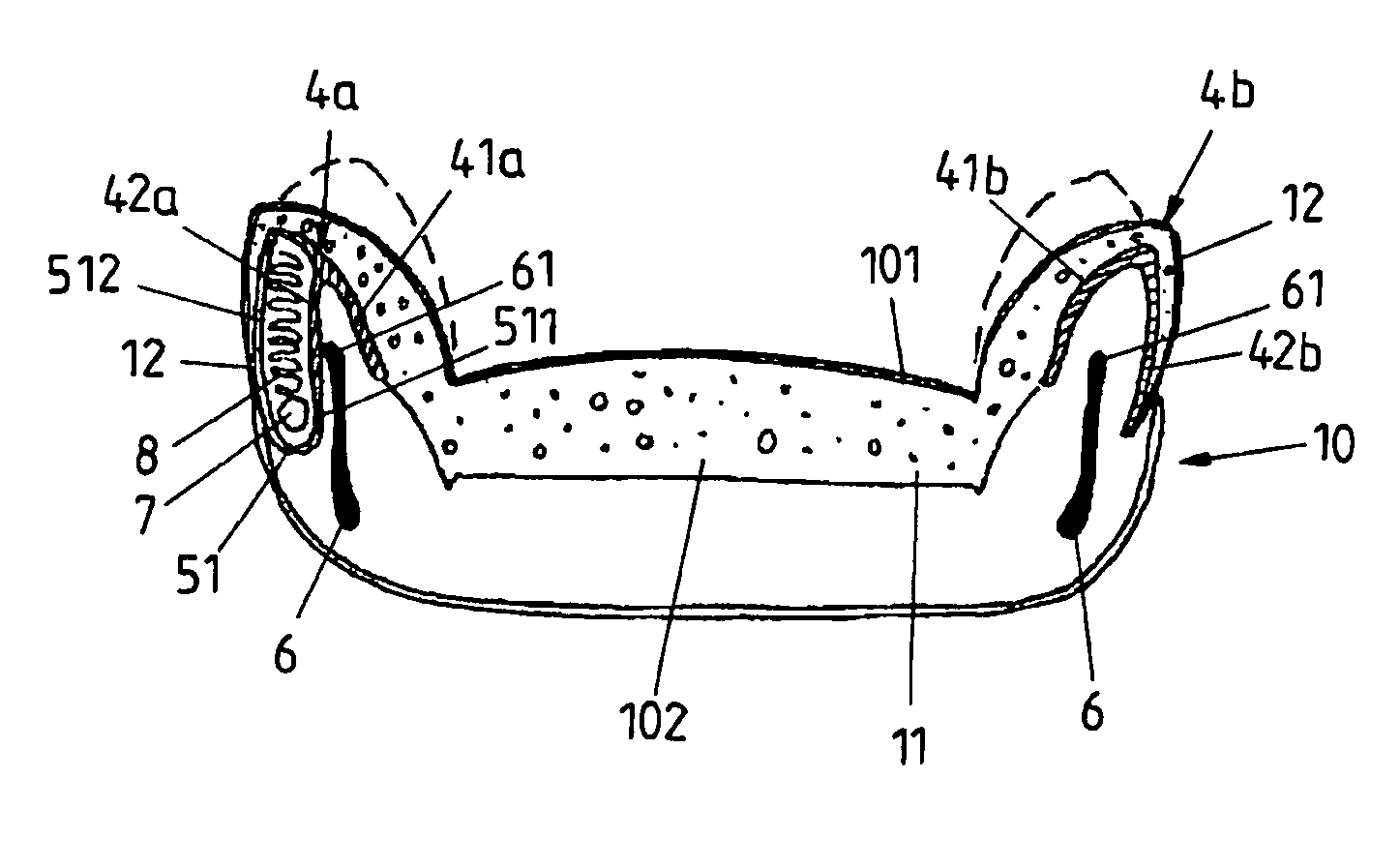 Vehicle seat for a vehicle