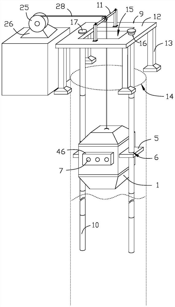 An automatic sampling device for hydrogeological survey