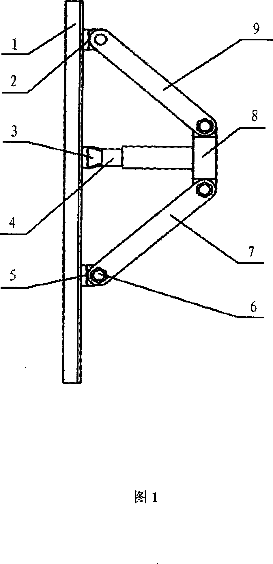 Plane parallel mechanism with constrained branched chain and its widening robot unit