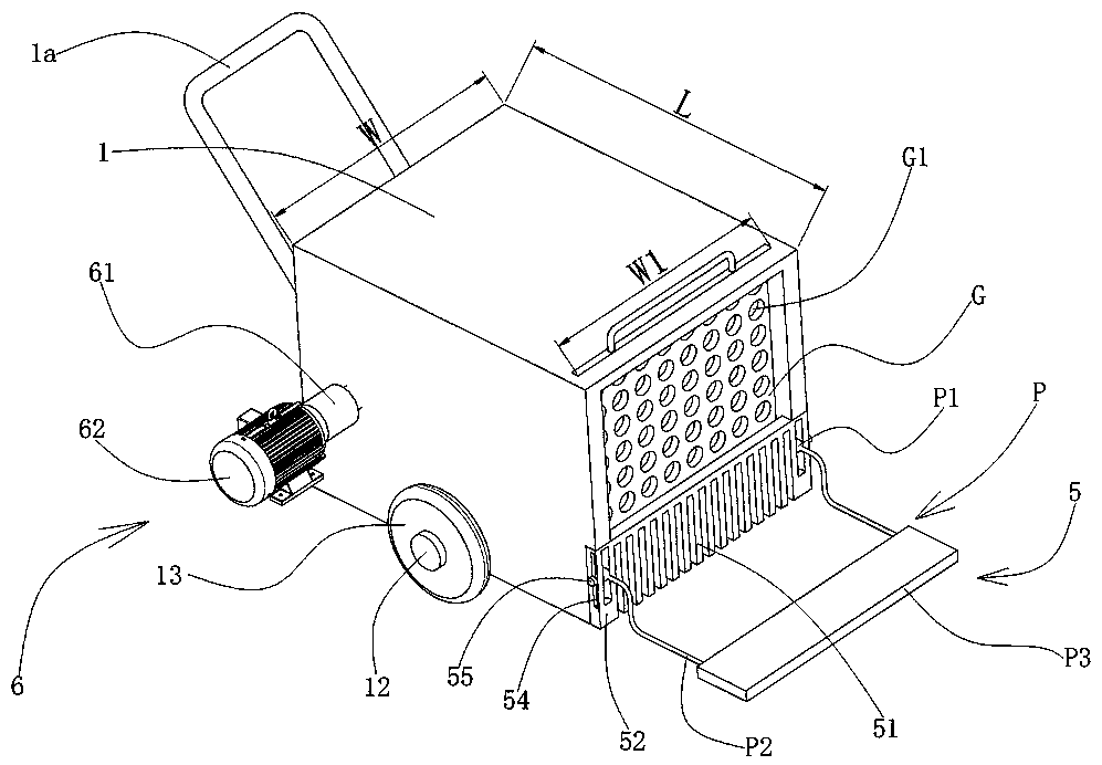 Ploughing machine with residue treatment function