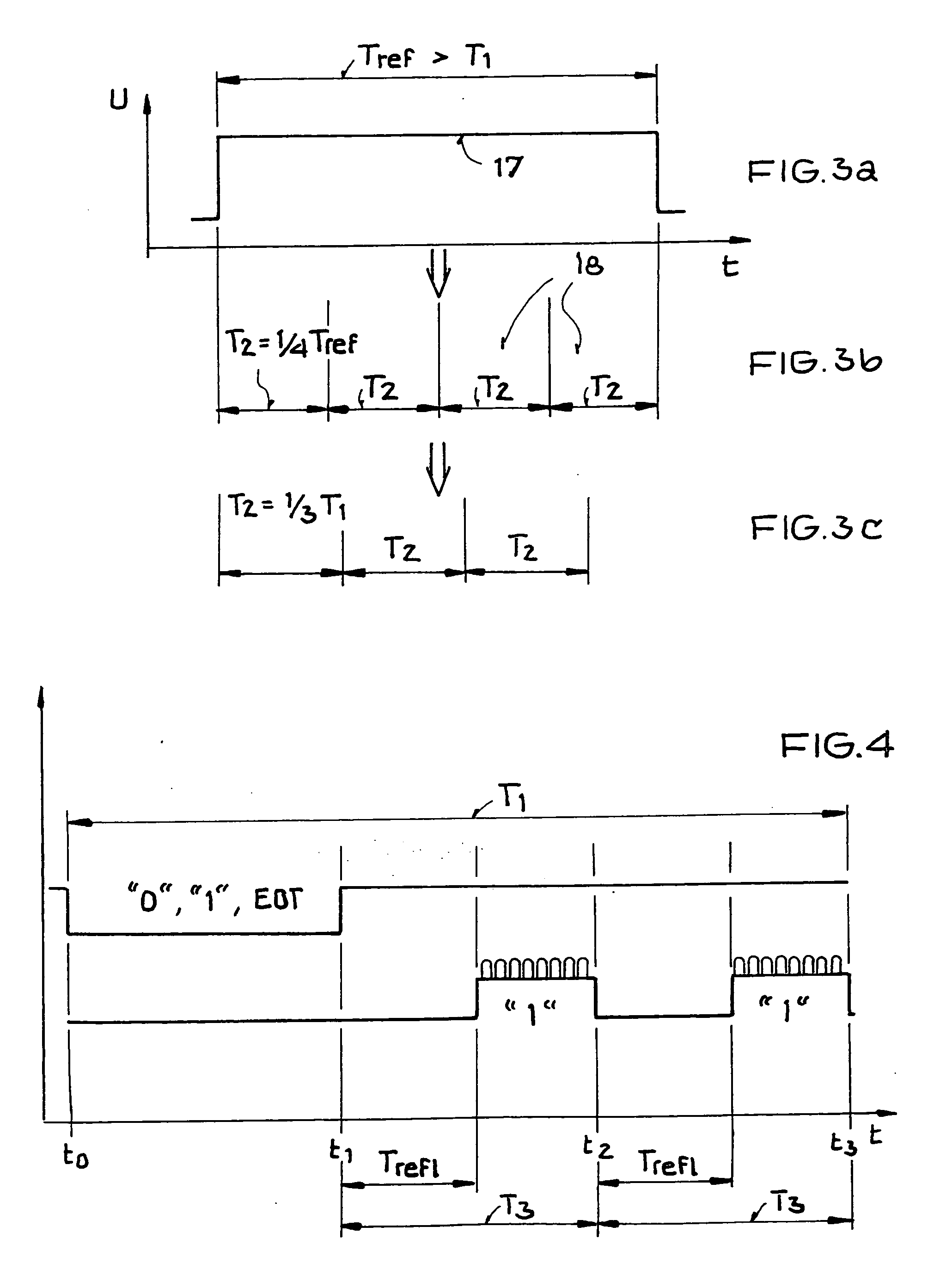 Selection method for data communication between base station and transponders