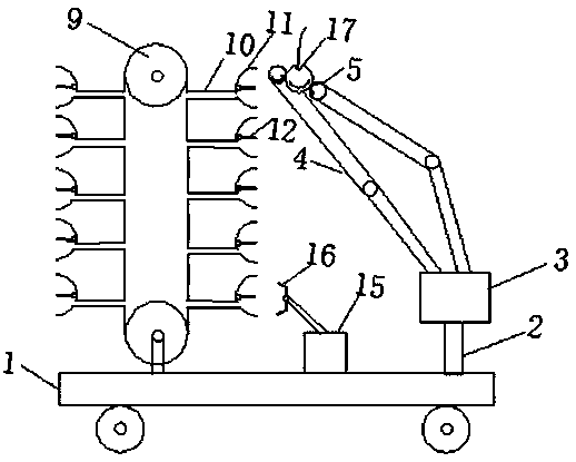 Fruit-picking and kernel-removing device