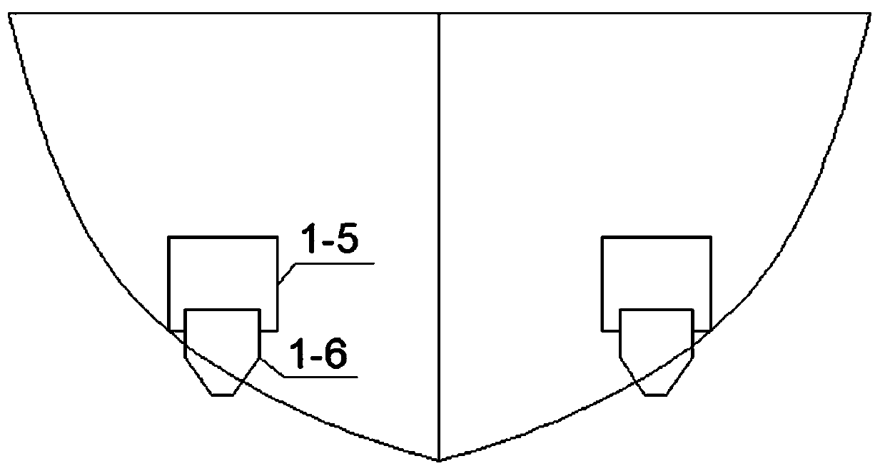 Ice breaking ship breaking ice by collision method