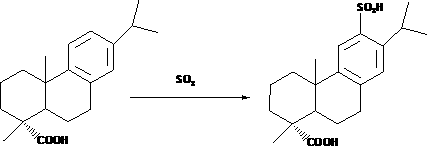 Sulfonation preparation method of sulfur trioxide halogenated hydrocarbon solution of Ecabet