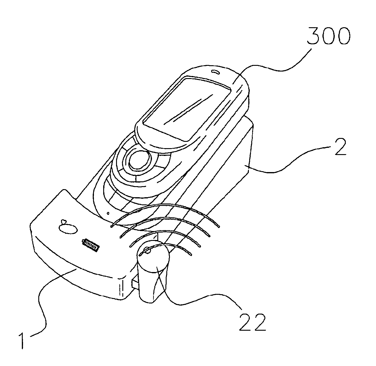 Non-contact charger available of wireless data and power transmission, charging battery-pack and mobile device using non-contact charger
