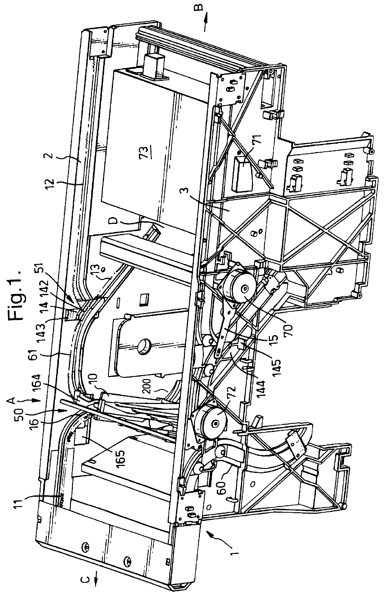 Apparatus for feeding sheets from a sheet store