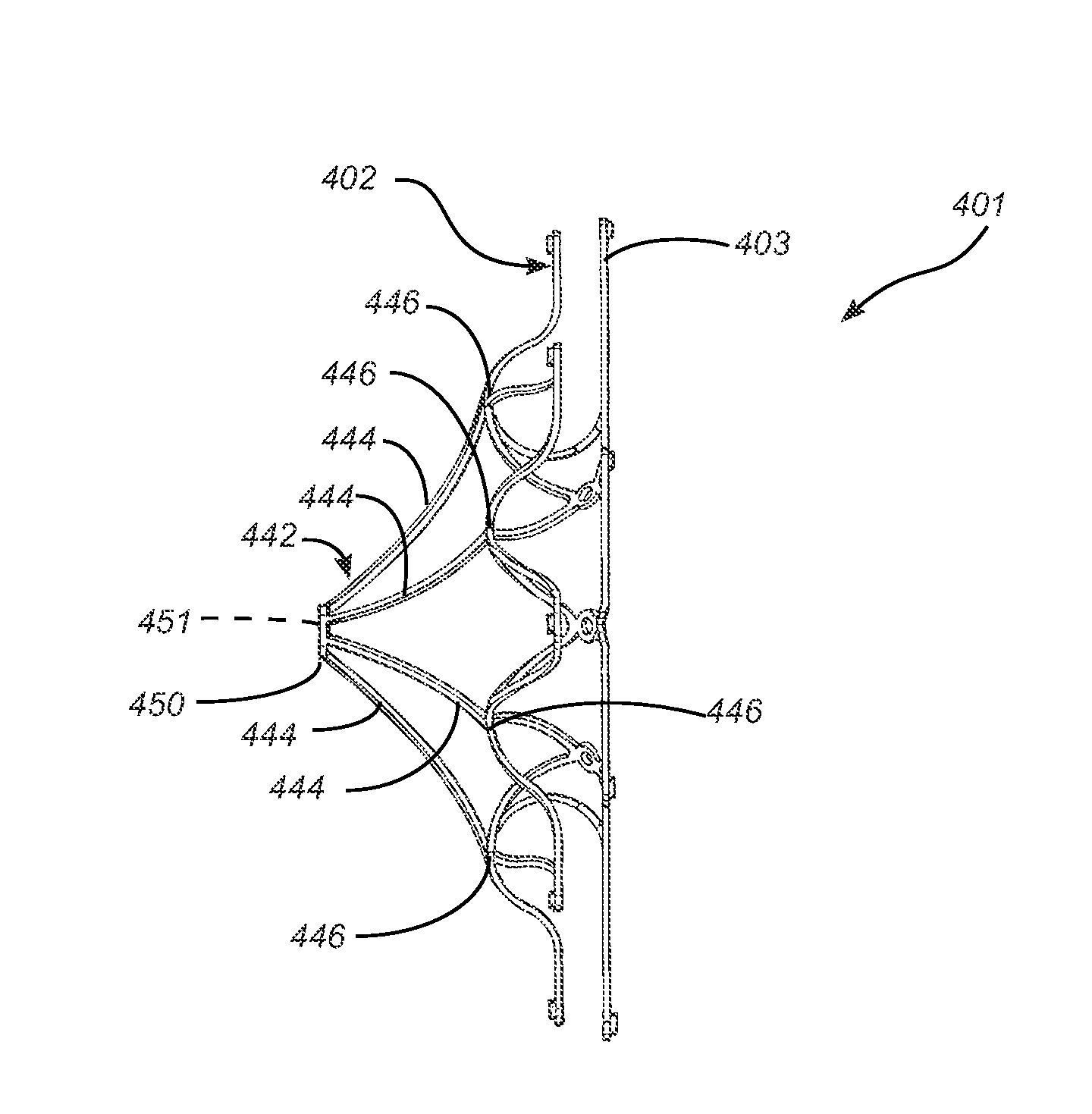 Prosthesis for reducing intra-cardiac pressure having an embolic filter