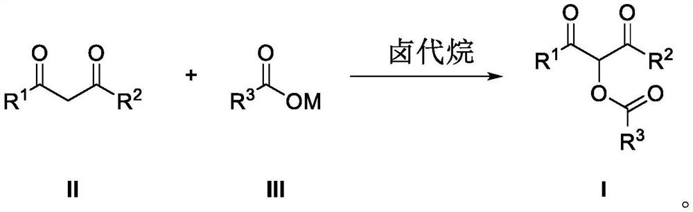 Preparation method of alpha-acyloxy ketone compound