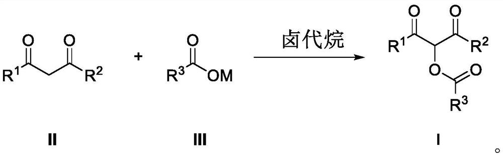 Preparation method of alpha-acyloxy ketone compound