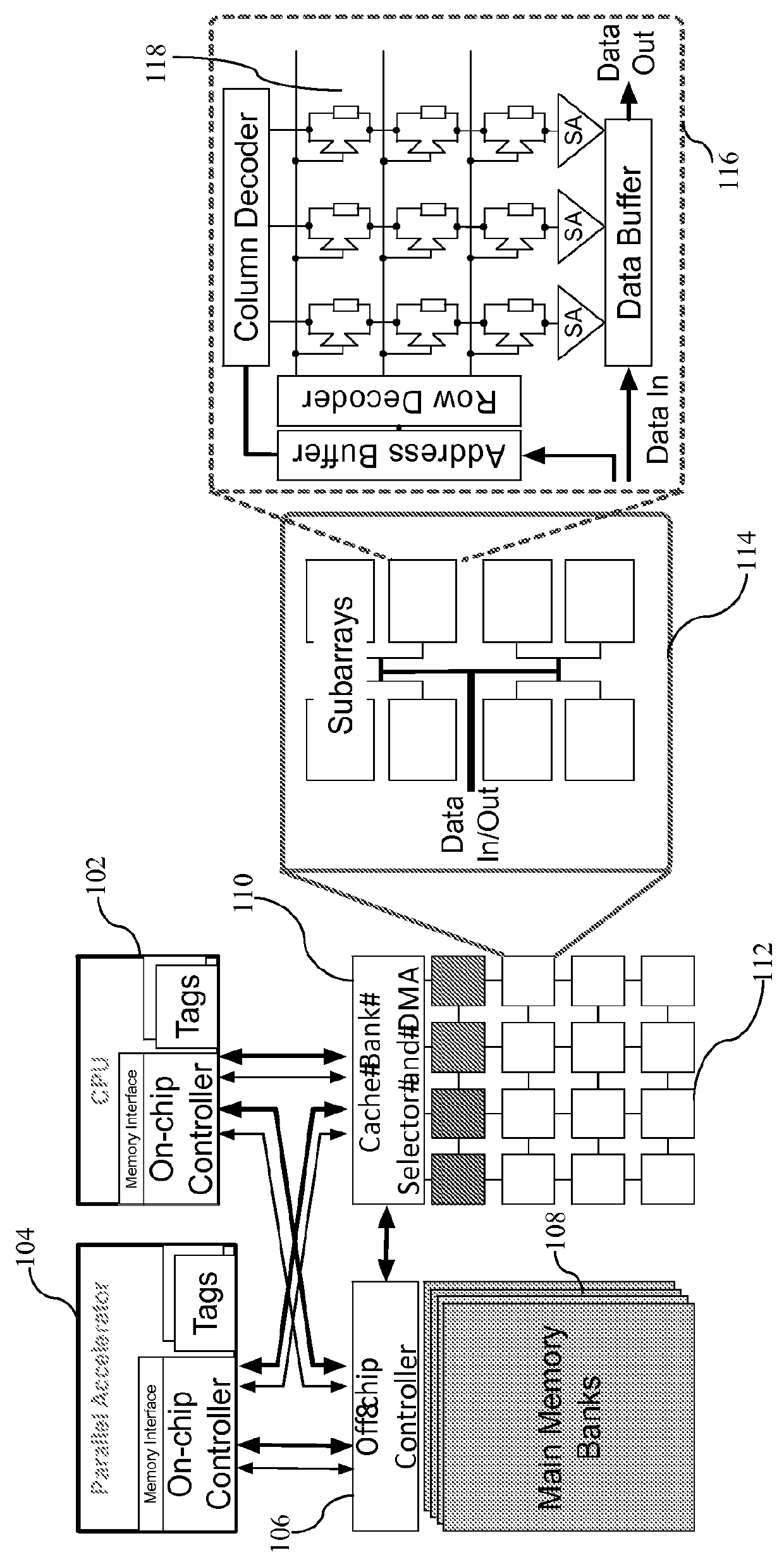 Magnetic ram array architecture