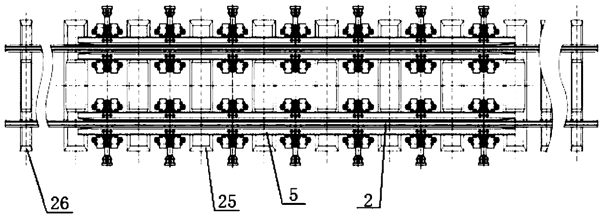 A parallel motion vehicle deceleration system