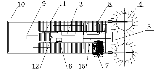 Self-propelled air suction dried fruit picker