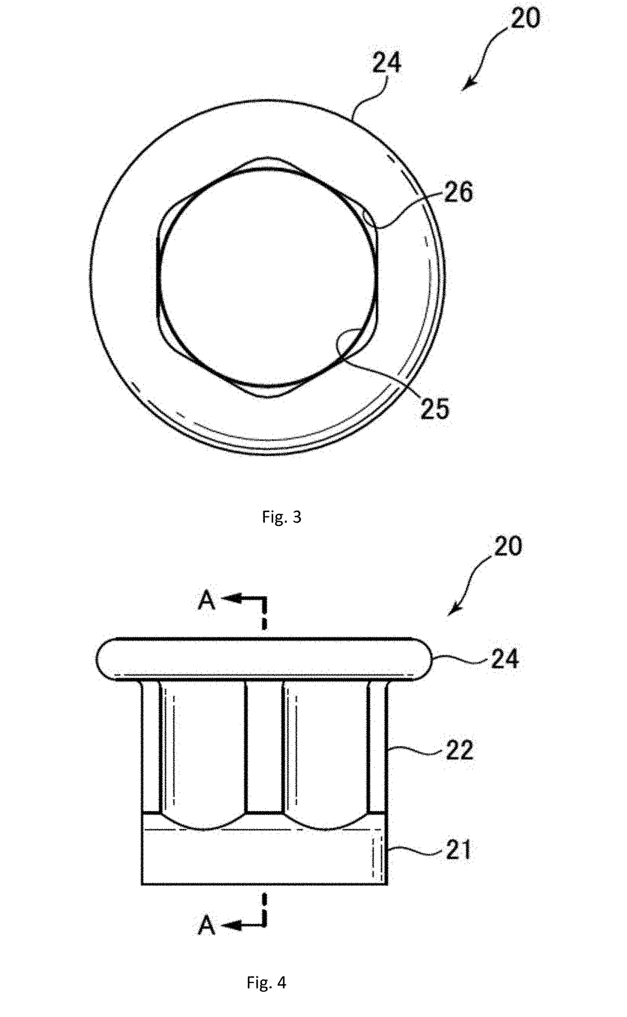 Blind Nut and Mounting Structure Thereof