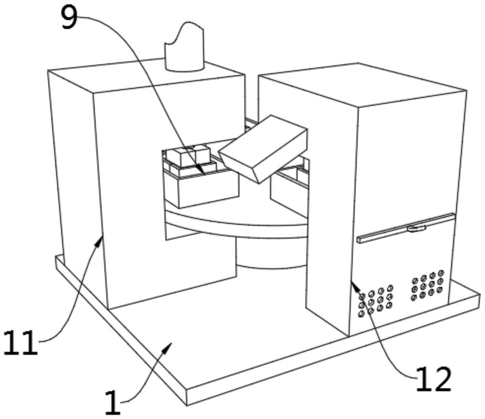 Pouring equipment and pouring process for preparing fused silica ceramics