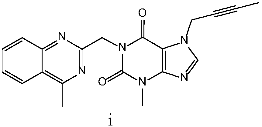 A kind of synthetic method of linagliptin