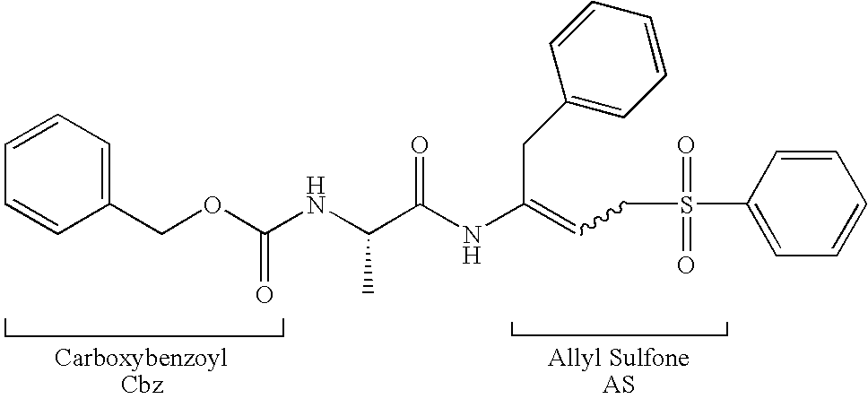 Peptidyl allyl sulfones