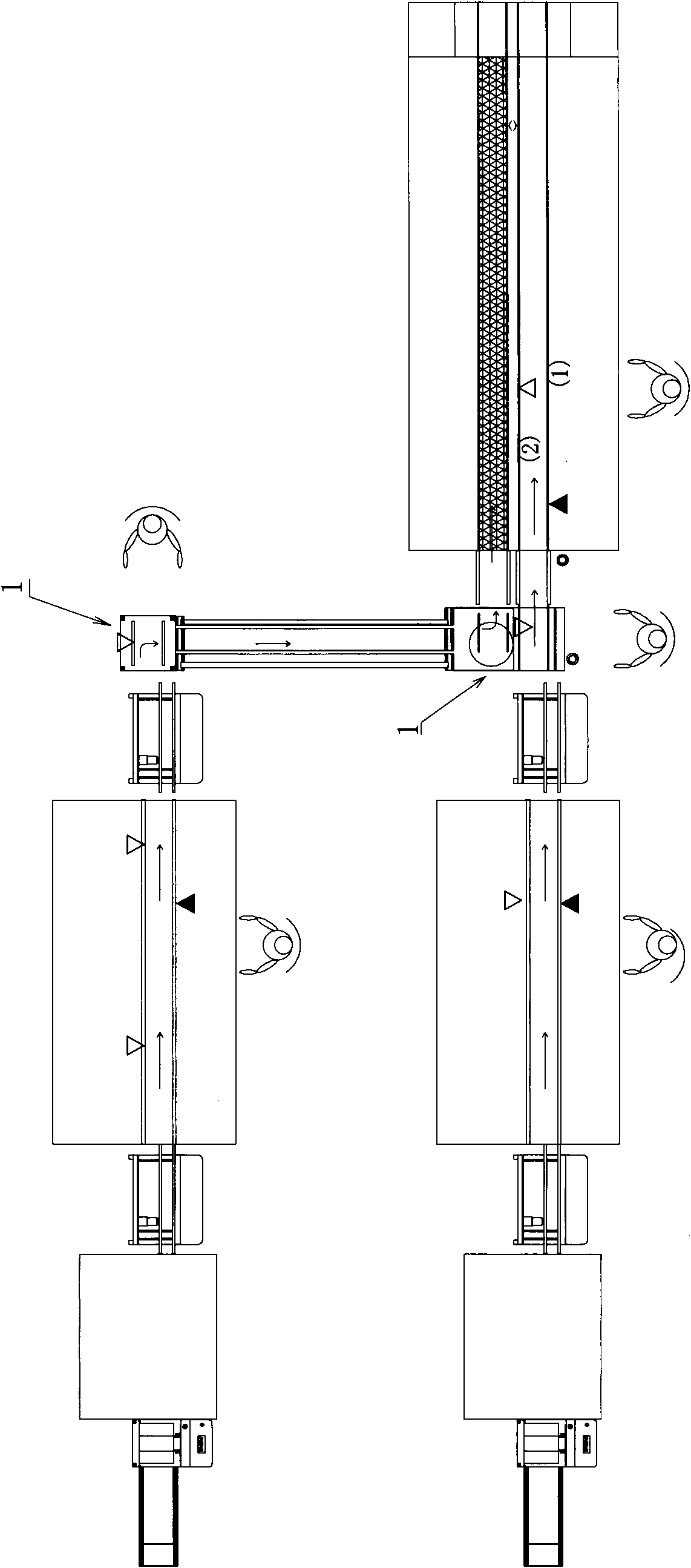 Steering conveying system and device
