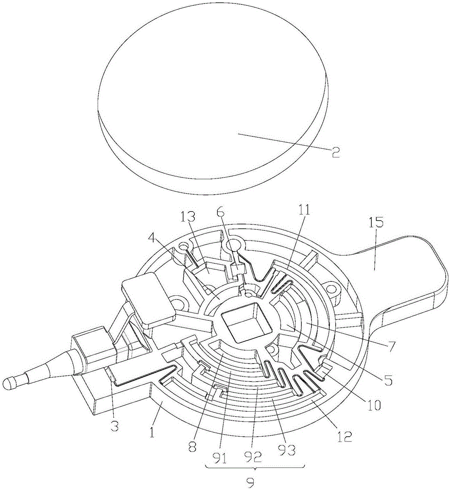 Medicament mixing device and use method thereof