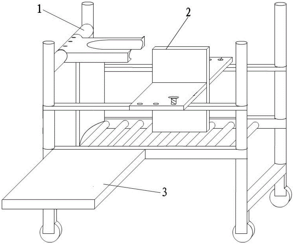 Set of devices used for measuring blood pressure of primate in waking state