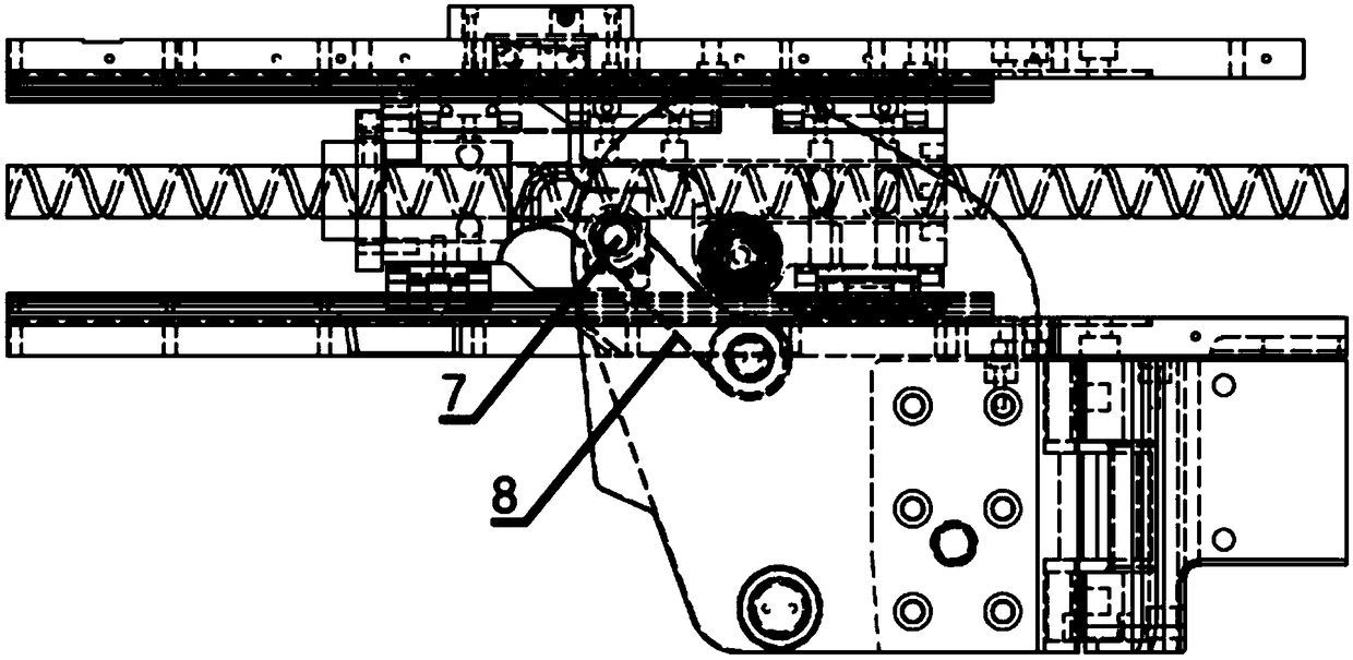 Mechanical arm capable of clamping in rotary mode