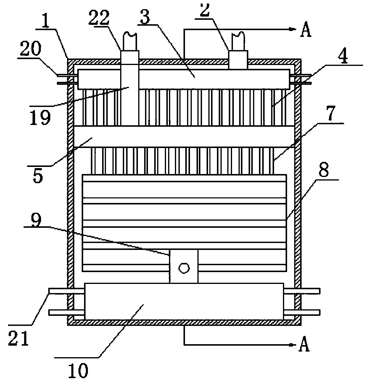 Cooler for heat dissipation of transformer