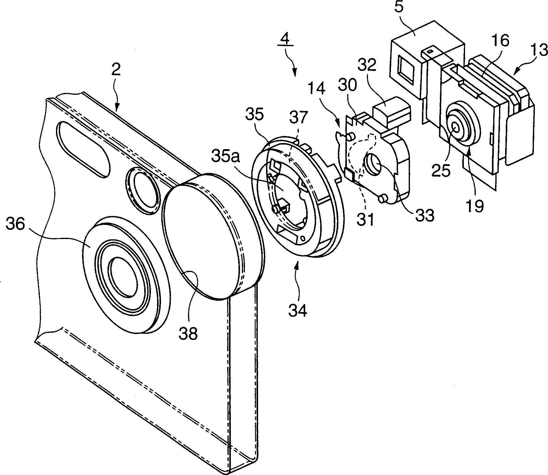 Camera device and camera lens