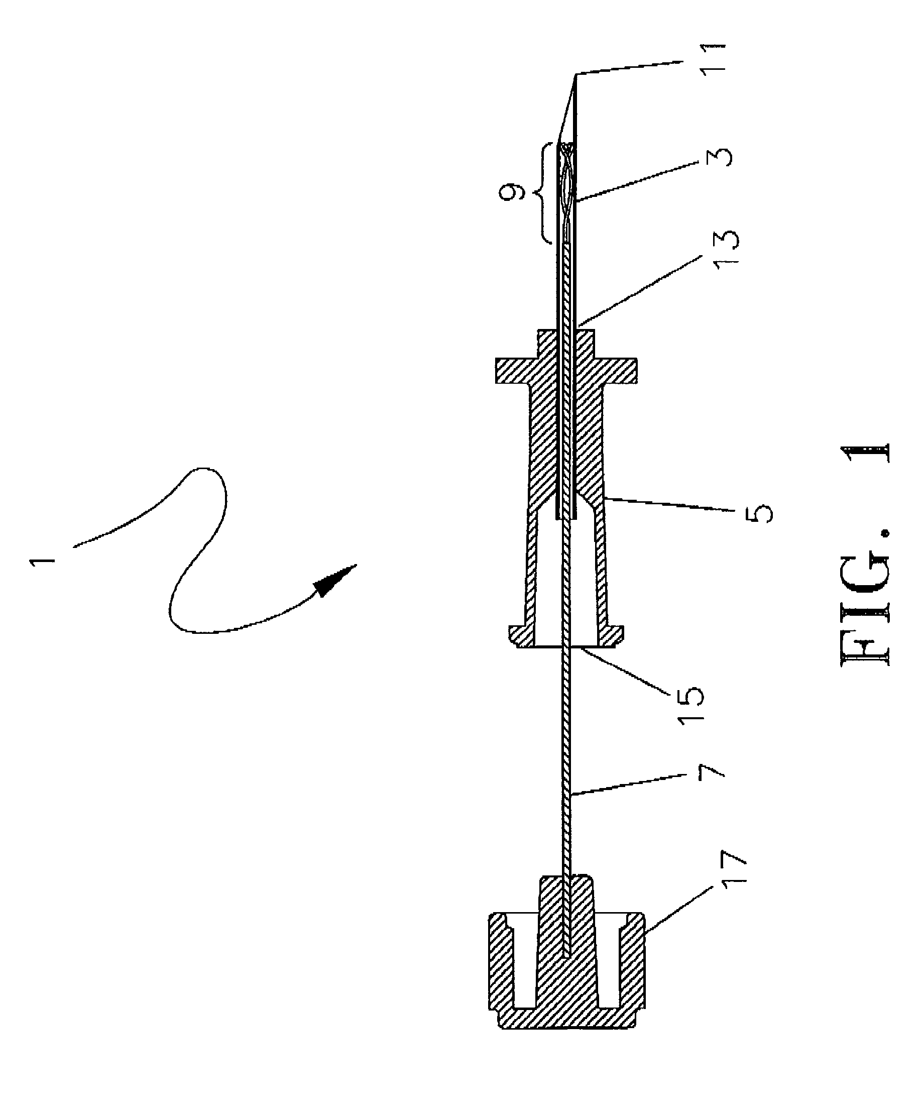 Device and method for withdrawing a tubular body part