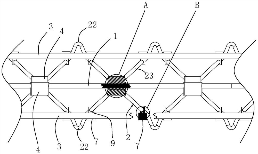 Fabricated integrated house steel bar truss floor support plate and assembling method