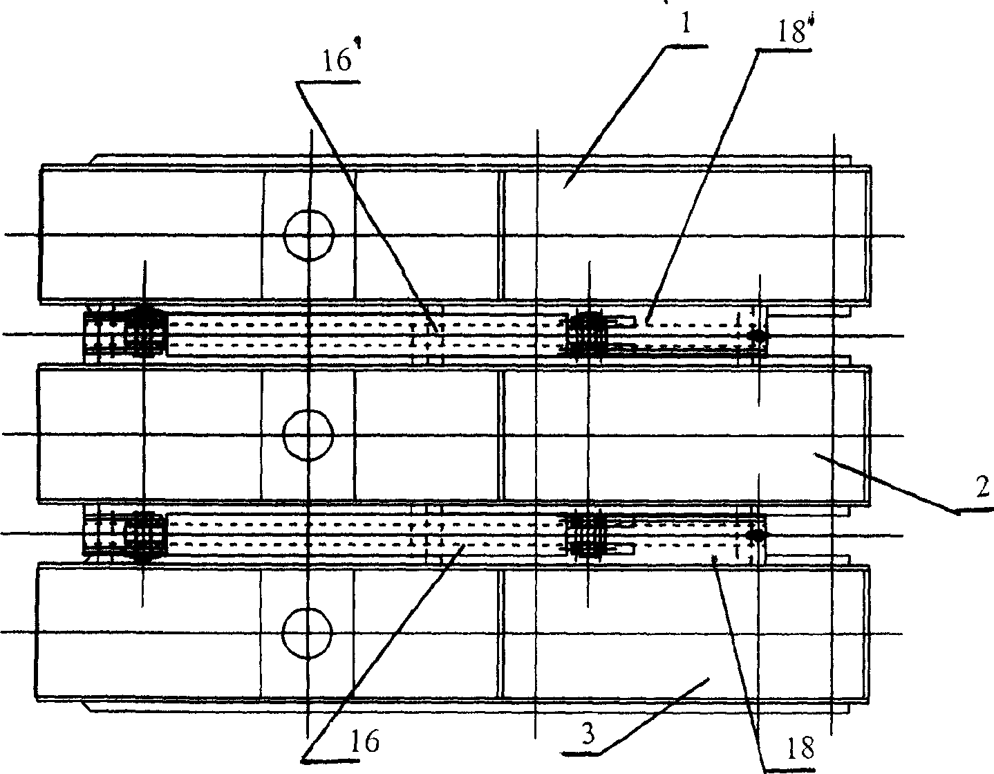 Bullet mining hydraulic support