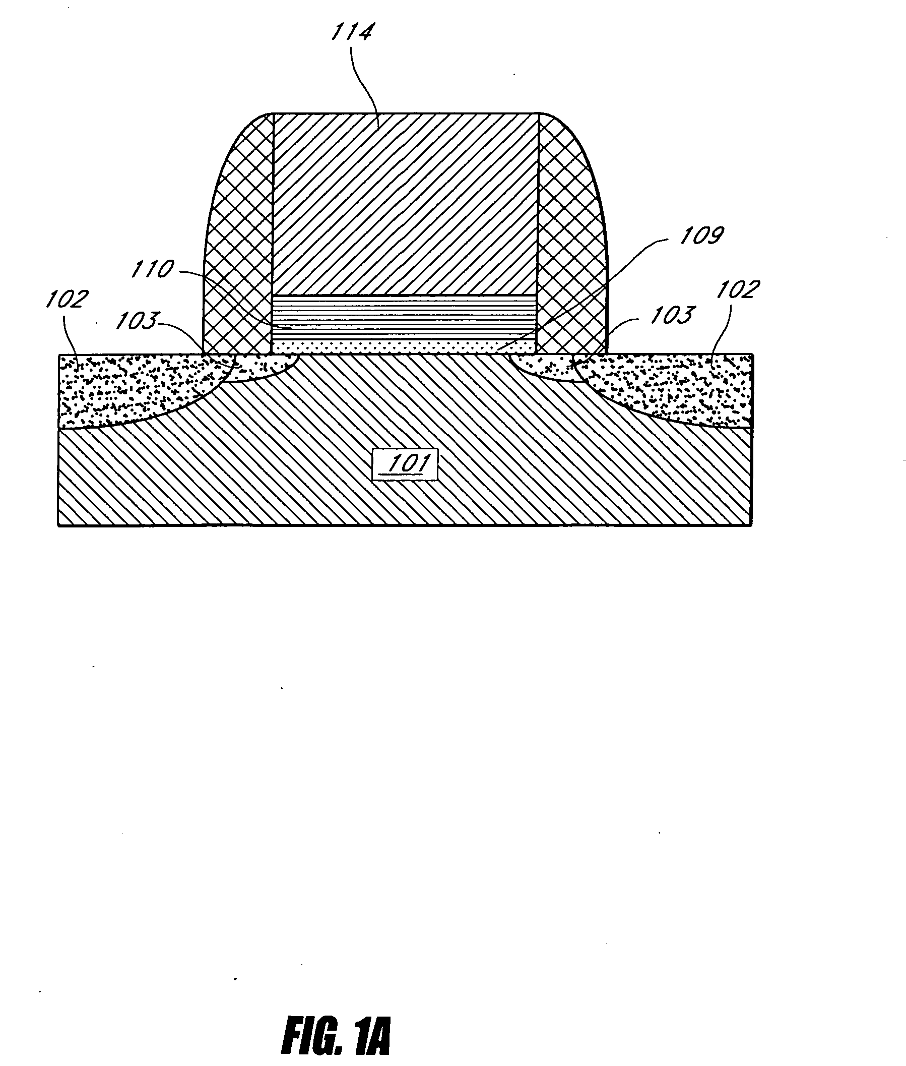Method of depositing barrier layer from metal gates