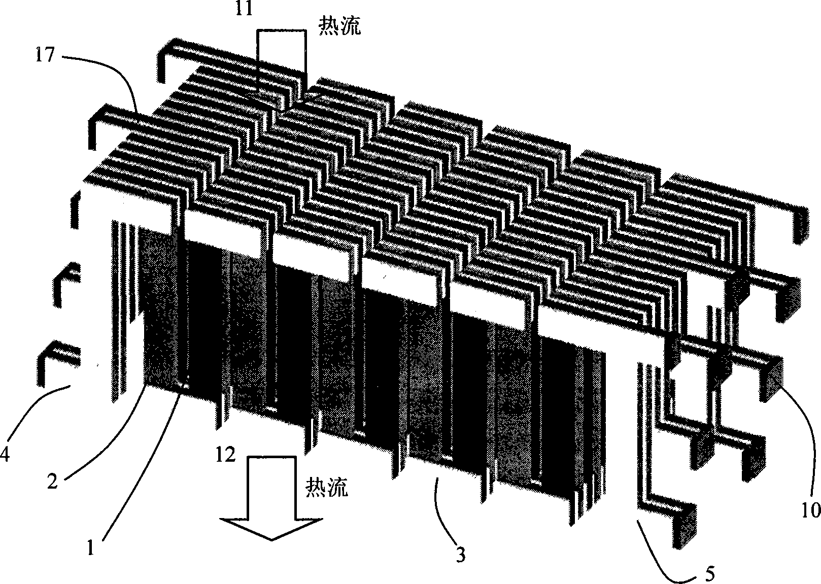 Single-layer temperature difference part and integrated micro-temperature difference electric part made by film temperature different electric material