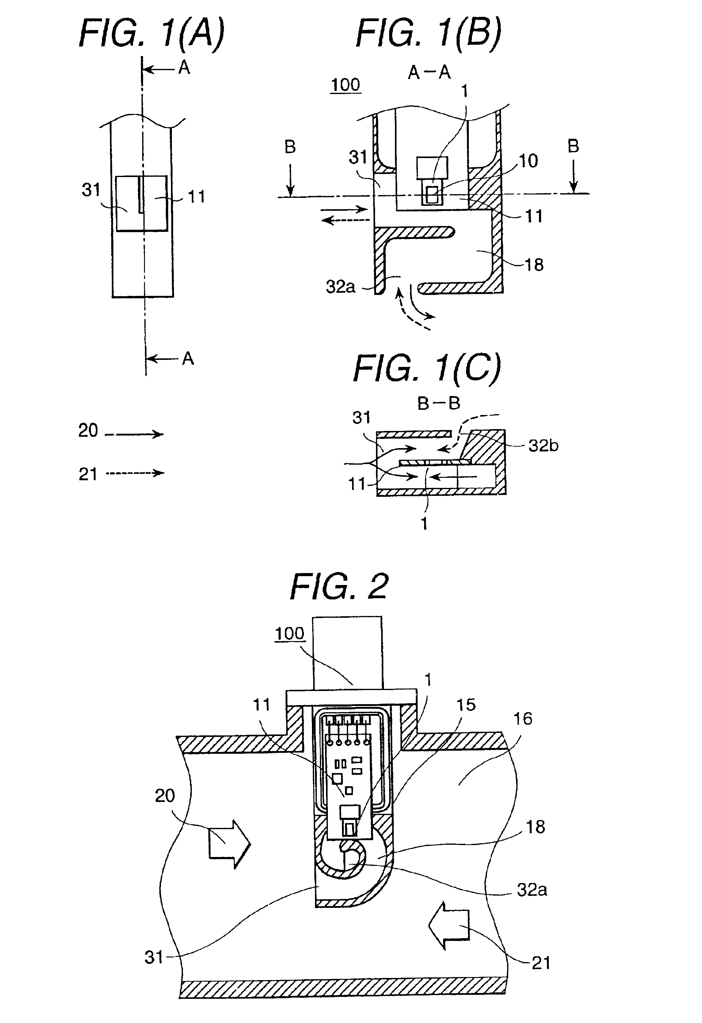 Thermal-type flow meter with bypass passage