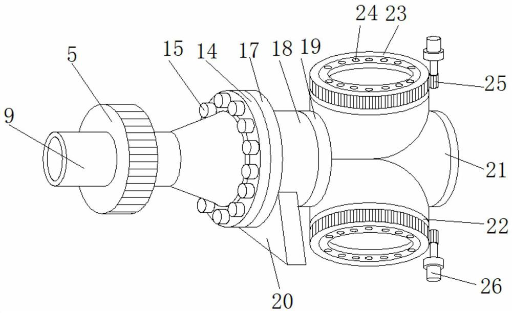 Wind power rotor shaft structure