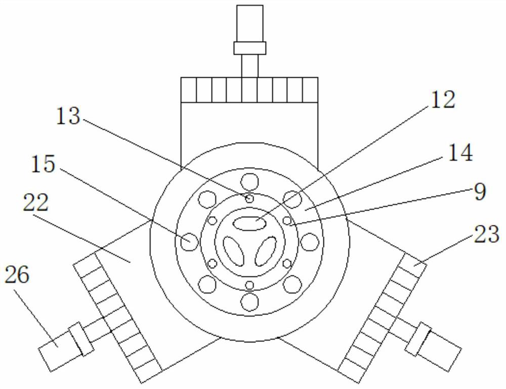 Wind power rotor shaft structure