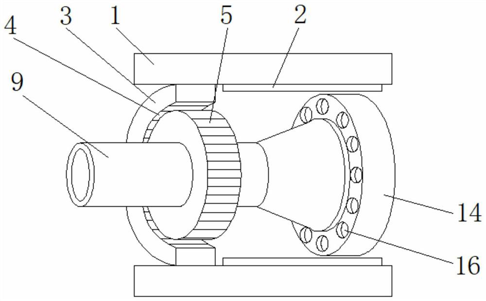 Wind power rotor shaft structure
