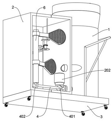 Tennis training equipment provided with driving device and used for training reaction of tennis player