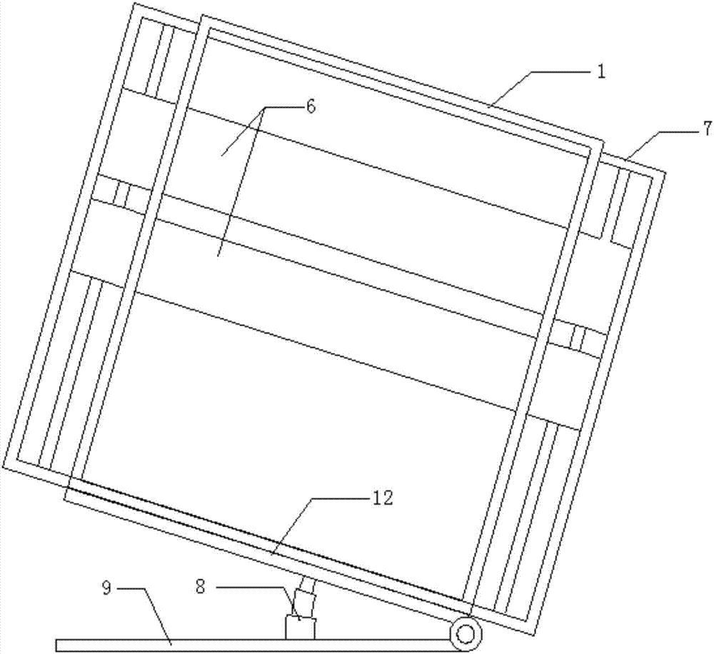 Multi-stage loading testing device for simulating excavation of rock mass in different dip angles