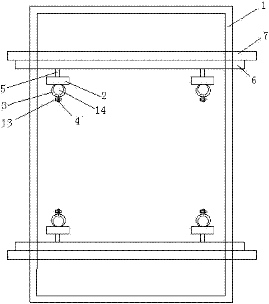 Multi-stage loading testing device for simulating excavation of rock mass in different dip angles