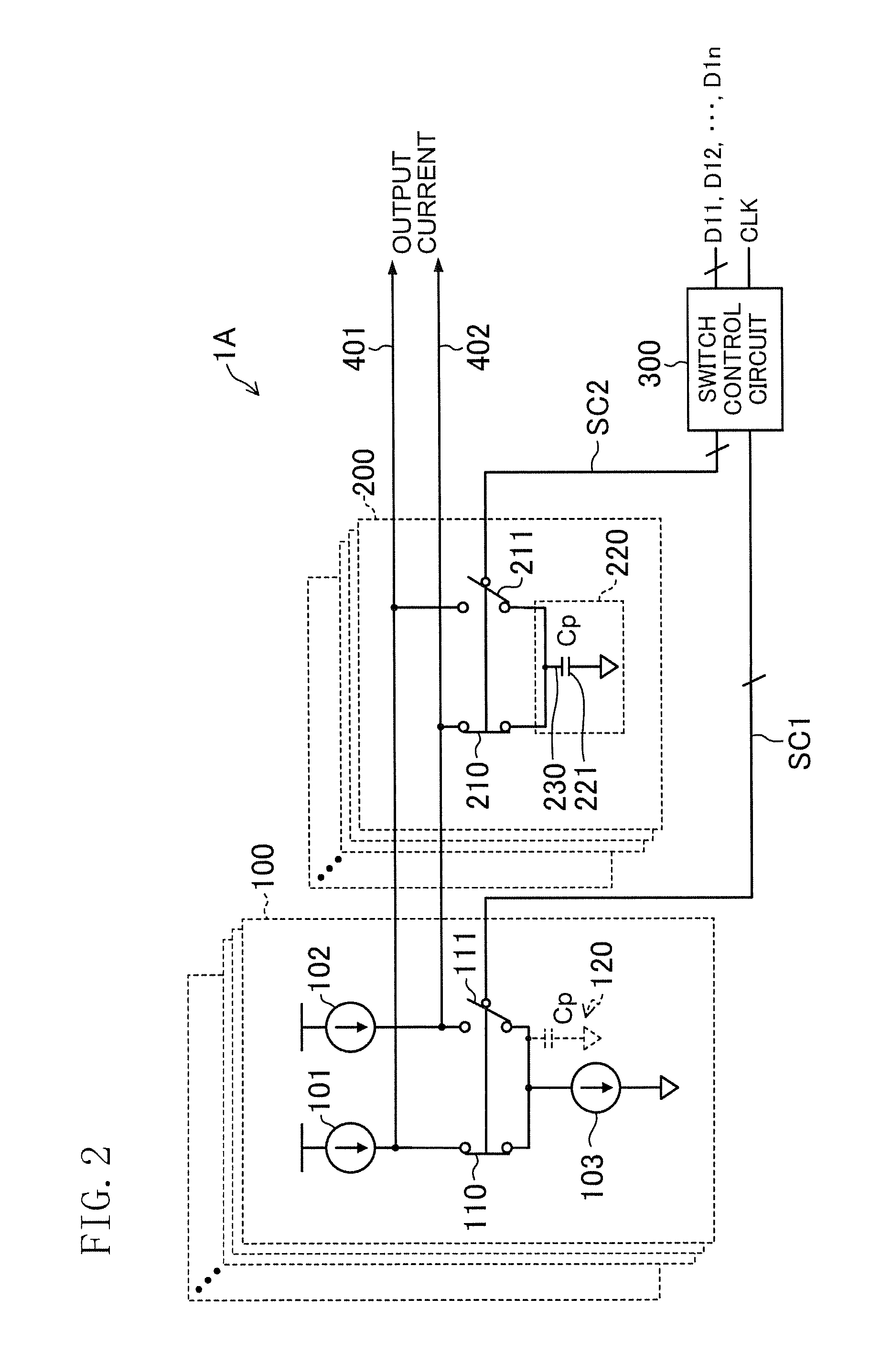 Current type D/A converter, delta sigma modulator, and communications device