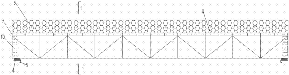 Lining mounting construction device and method for movable steel roof face