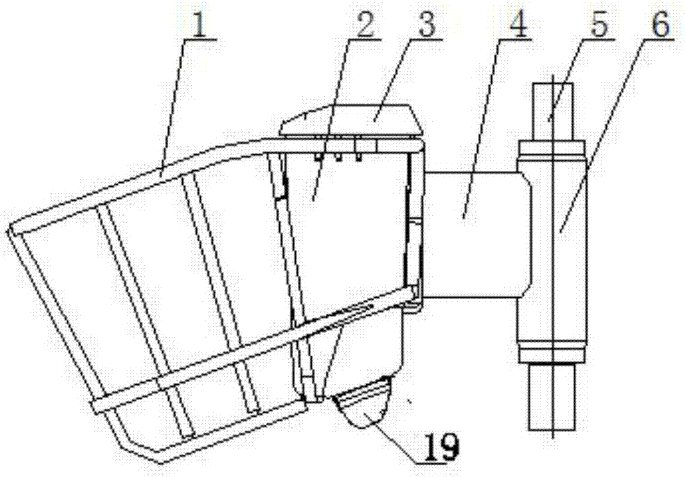 Battery, basket, instrument and lock assembly