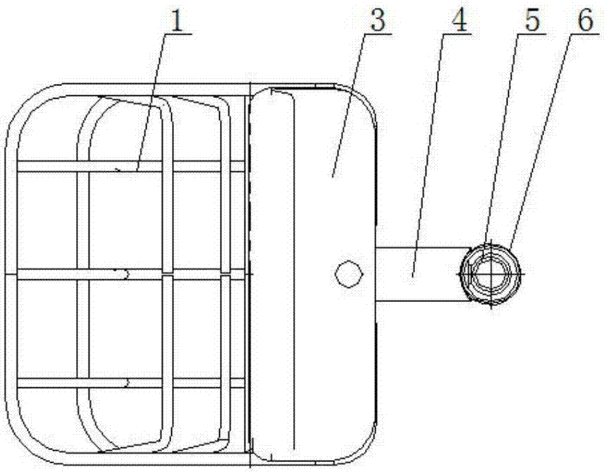 Battery, basket, instrument and lock assembly